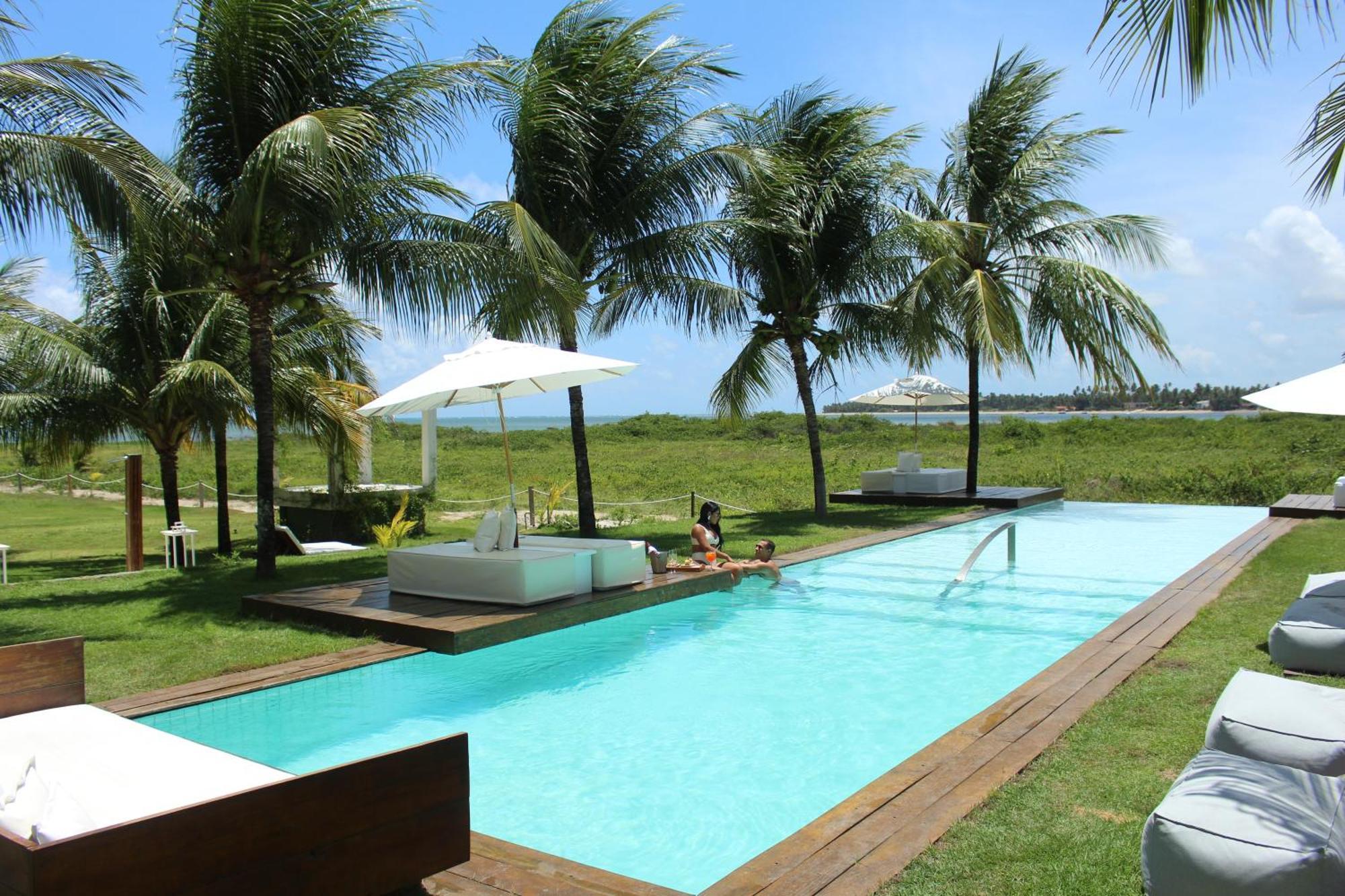 Pe Na Areia Boutique Hotel Japaratinga Exteriör bild